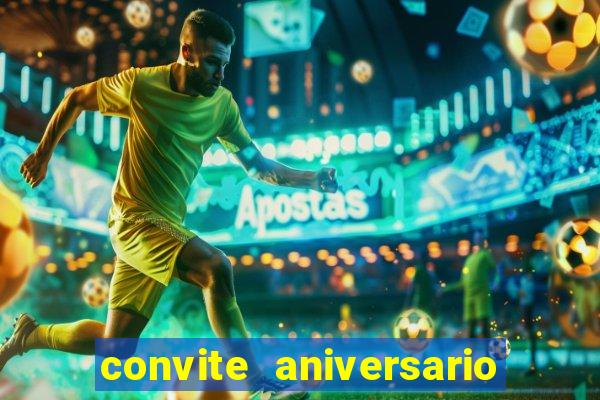 convite aniversario infantil futebol