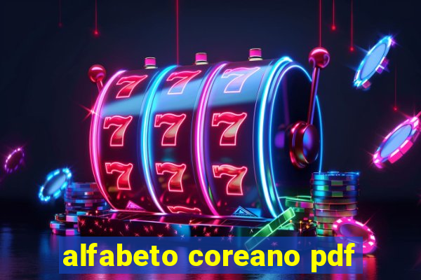 alfabeto coreano pdf