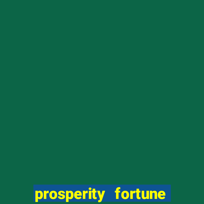 prosperity fortune tree demo gratis