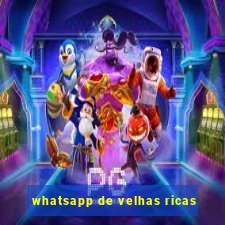 whatsapp de velhas ricas