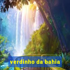 verdinho da bahia