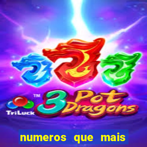 numeros que mais saem no minas cap