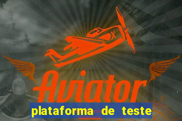 plataforma de teste pg demo