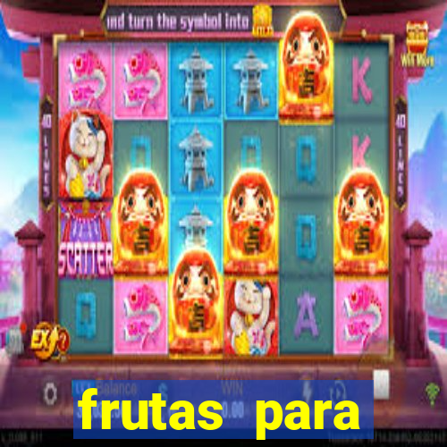 frutas para imprimir e recortar