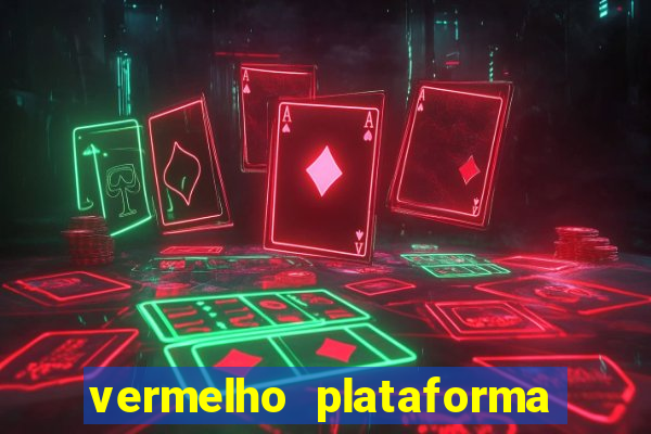 vermelho plataforma de jogos